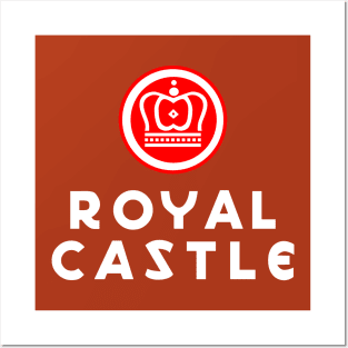 Royal Castle Hamburger Restaurant Retro Posters and Art